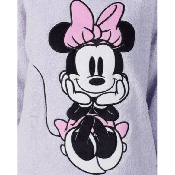 NWT Disney Minnie Mouse Plush Lounger Purple Size Small - Picture 4 of 4